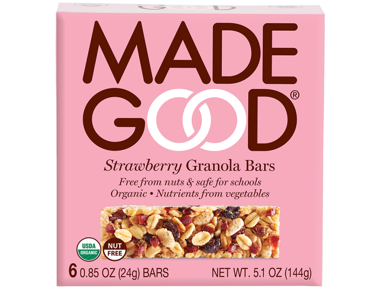 MadeGood - Strawberry Granola Bars (5x24g) - Pantree