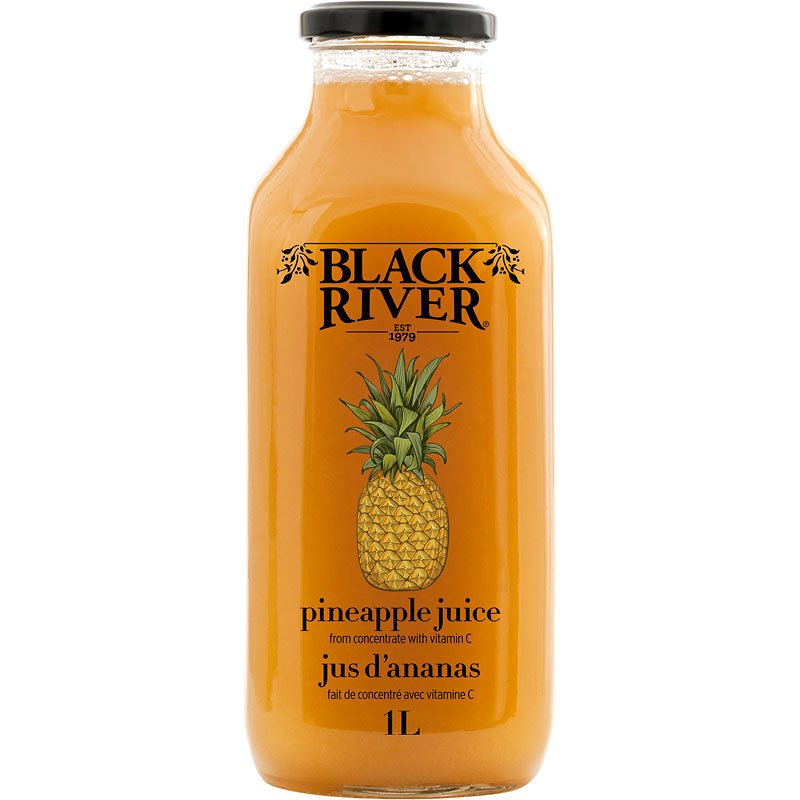 Black River Juice Pineapple (12-1 L) - Pantree