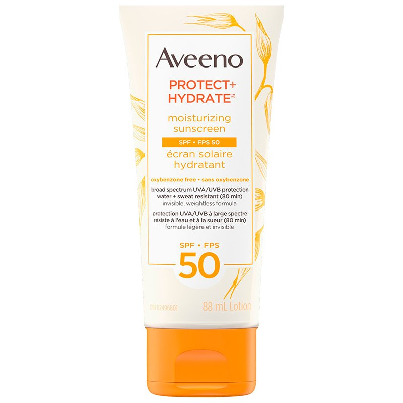 Aveeno Protect Hydrate SPF50 Sunscreen (88 mL) (jit) - Pantree