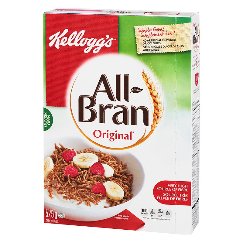 Kellogg's All Bran Cereal (14-525 g) (jit) - Pantree