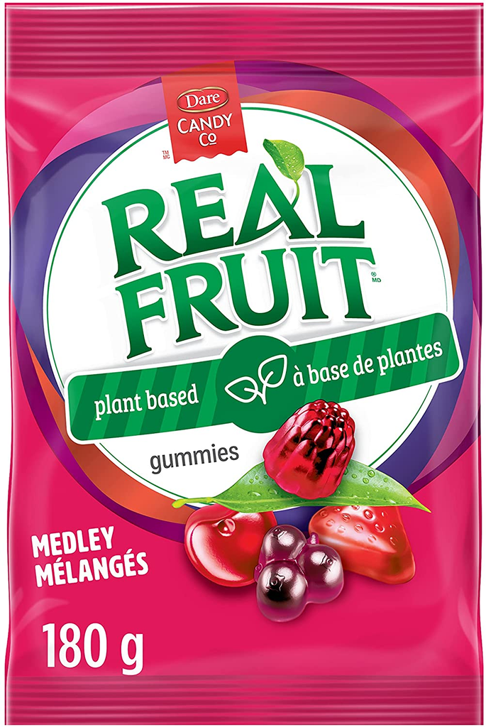 Dare Real Fruit Gummies Fruit Medley (9 - 180 g) (jit) - Pantree