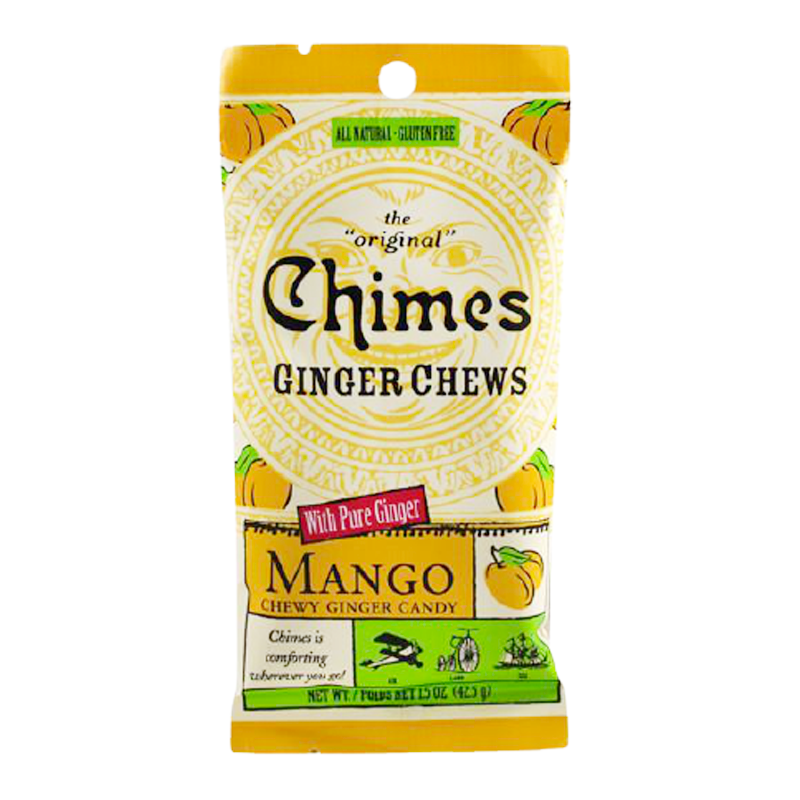 Chimes Gourmet Mango Ginger Chews (12-42.5 g (Bags)) (jit) - Pantree