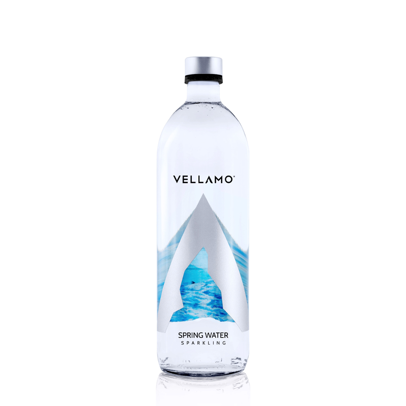Vellamo Spring Water - Sparkling (Glass) (12x750ml) - Pantree