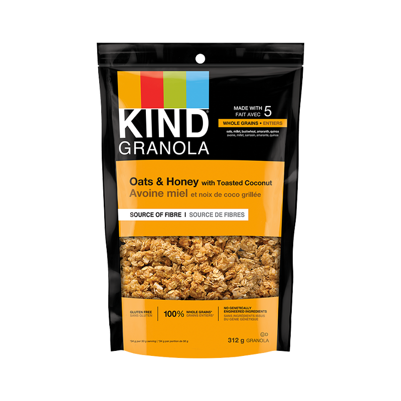 Kind Oats & Honey with Toasted Coconut Granola ( 6-312 g) (jit) - Pantree