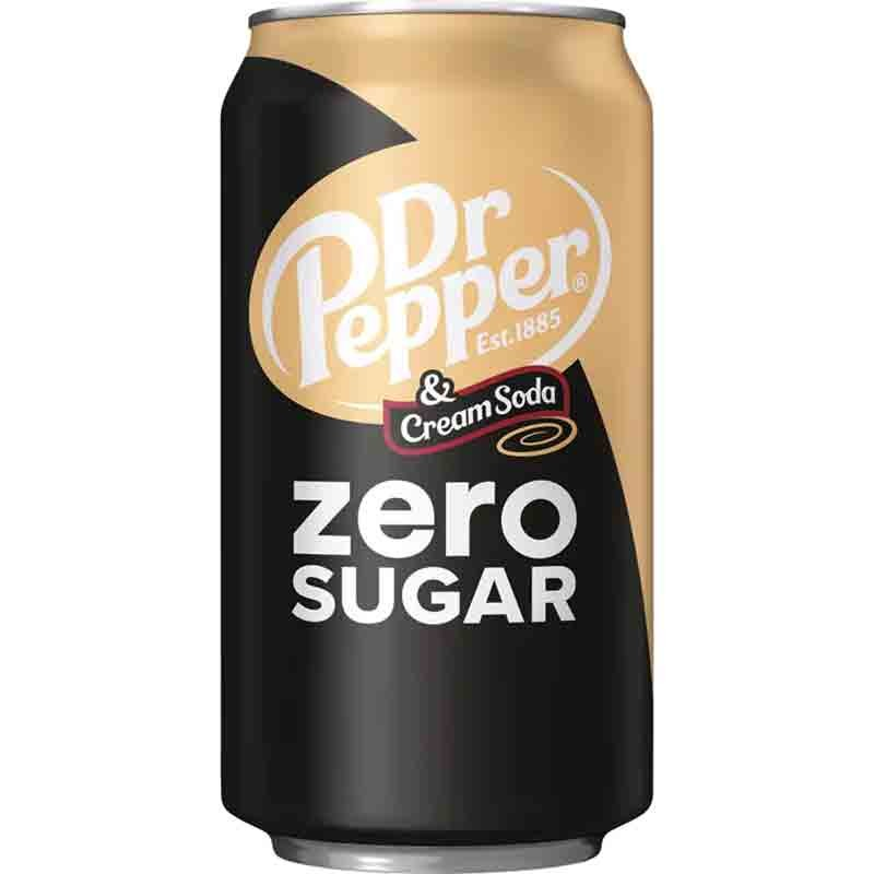 Dr Pepper - Zero Cream Soda (12 - 355 mL) (jit) - Pantree