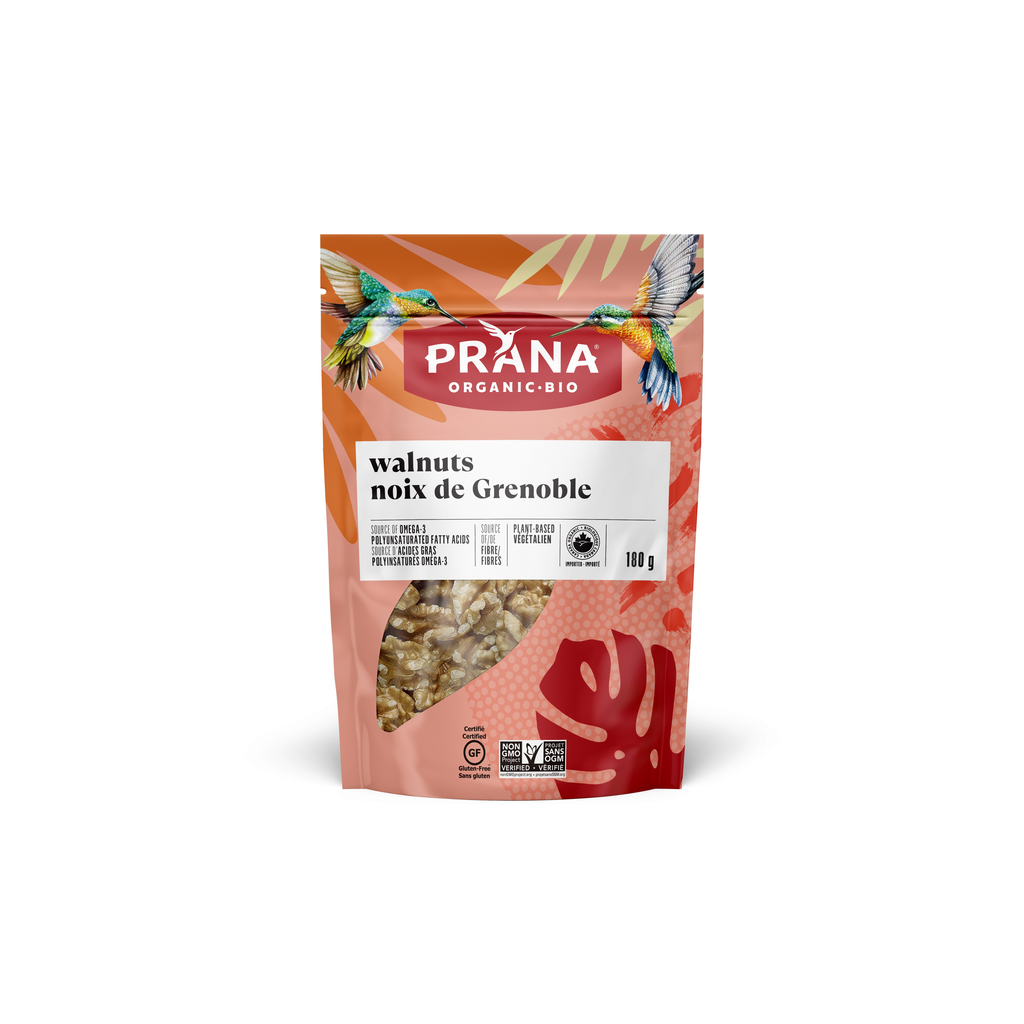 Prana Walnuts (Gluten Free, Organic, Raw, Kosher) (6 - 180 g) (jit) - Pantree