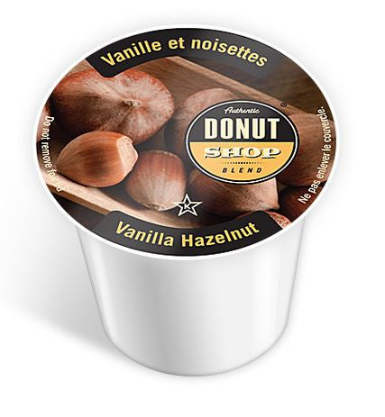 Authentic Donut Shop - Vanilla Hazelnut  (24 pack) - Coffee - Pod - Recycling