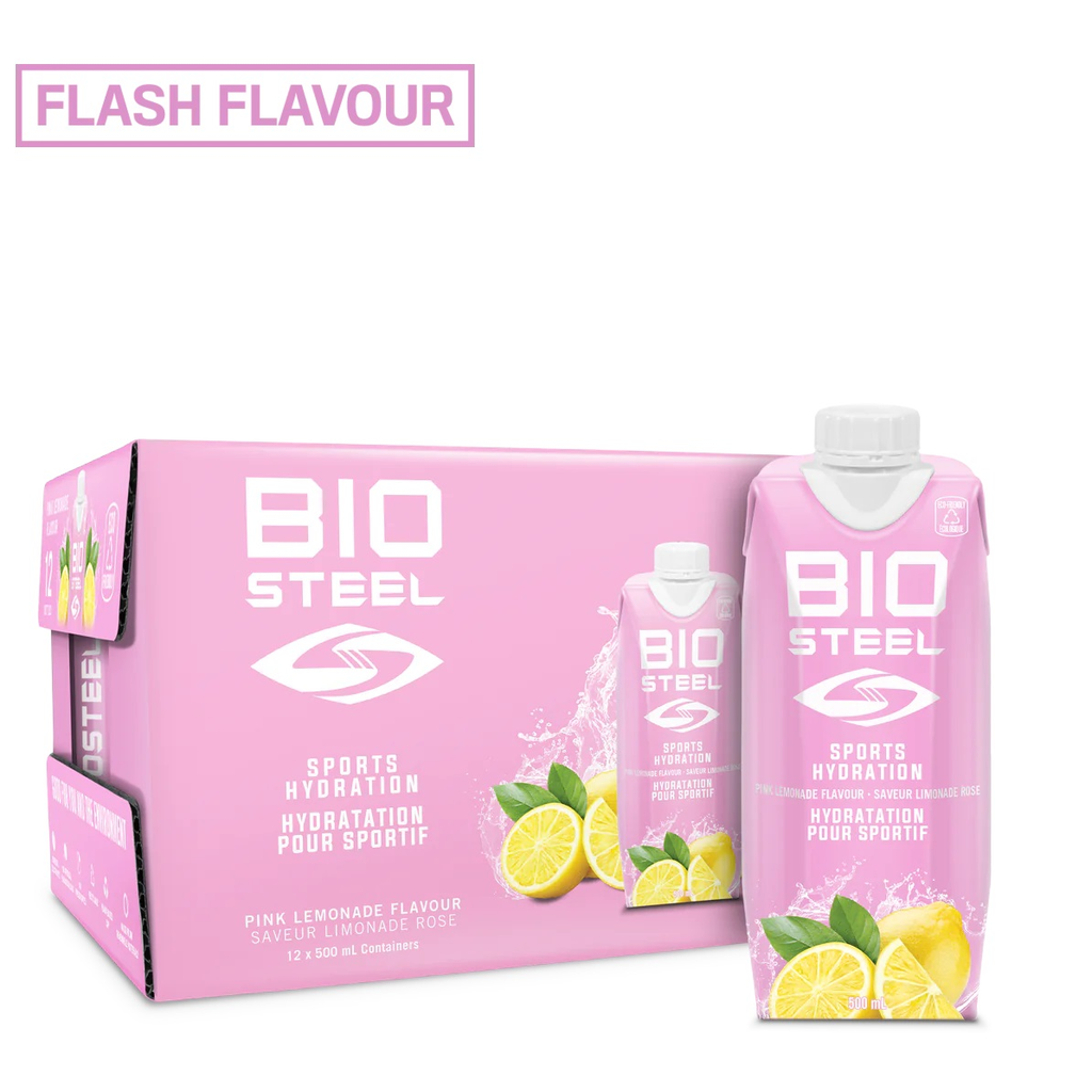 BioSteel Ready To Drink Pink Lemonade Sports Drink (12-500 ml) - Pantree