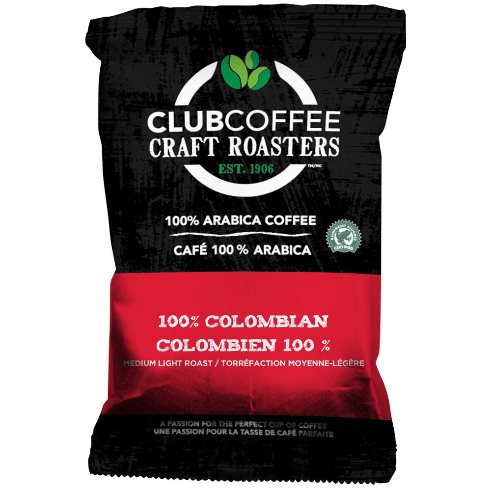 Club Coffee - Pouches - 100% Columbian (42x2oz) - Pantree