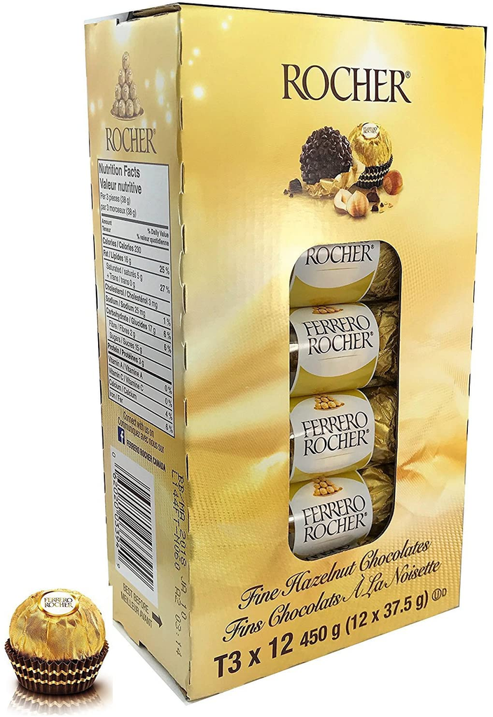 Ferrero Rocher Chocolate (12x3pcs) - Pantree