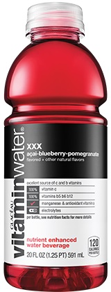 Glaceau vitaminwater - xxx acai blueberry pomegranate (12 x 591ml) - Pantree