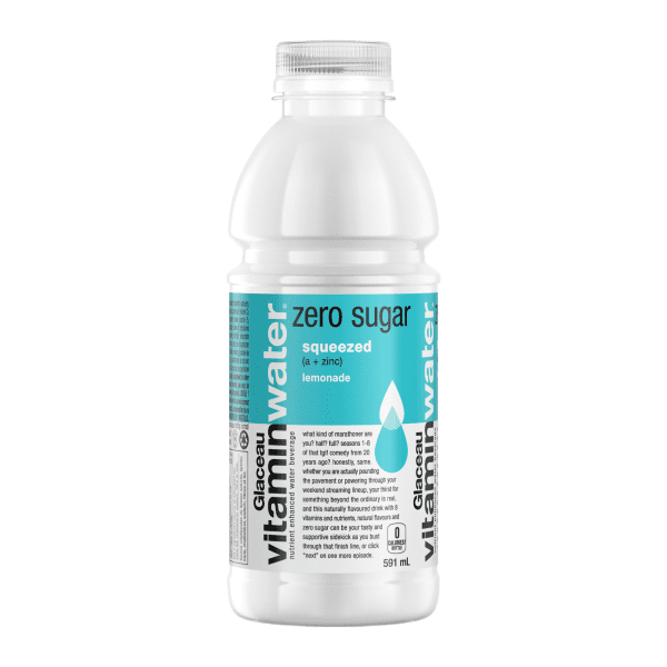Glaceau vitaminwater - zero squeezed lemonade (12 x 591ml) - Pantree