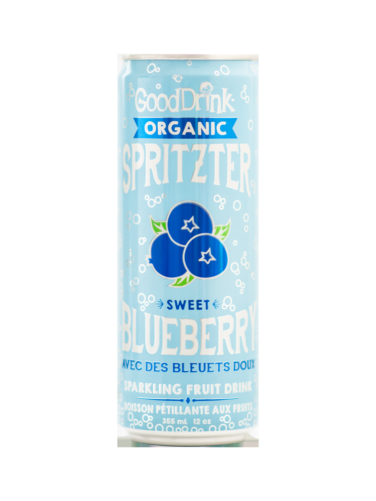 GoodDrink - Organic Spritzer - Sweet Blueberry (12x355ml) - Pantree
