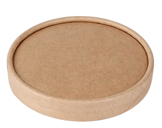 Kraft Soup Bowl Paper Lid (500 Pcs)(JIT) - Pantree