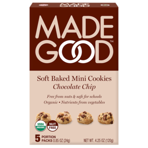 MadeGood - Soft Baked Mini Cookies Chocolate Chip (5x24g) - Pantree
