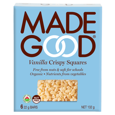 MadeGood - Crispy Squares - Vanilla (6x22g) - Pantree
