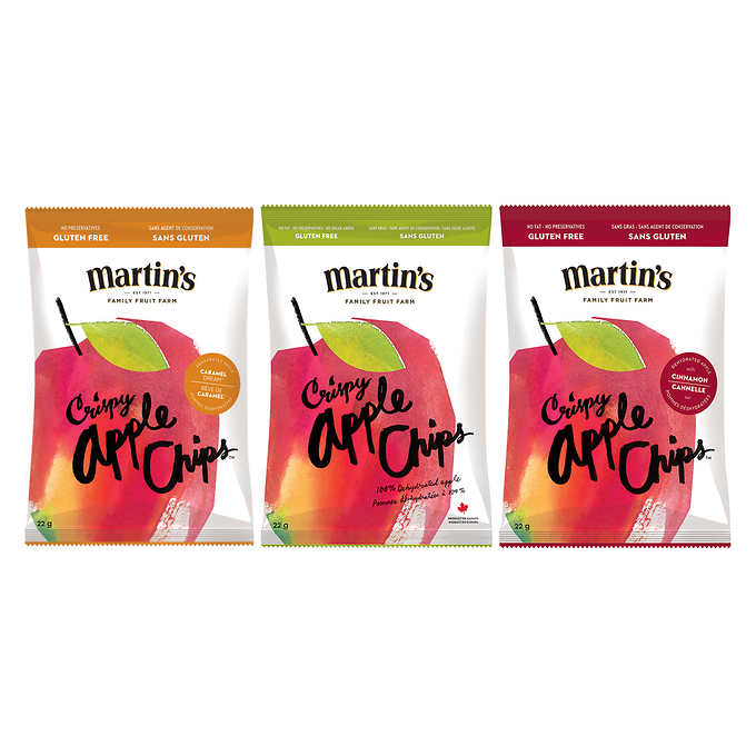 Martin's Apple Chips - Variety Pack (15x22g) - Pantree