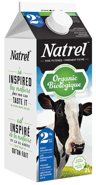 Natrel - 2L ORGANIC Whole Milk (2%) (jit) - Pantree