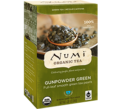 Numi Organic Tea - Gunpowder Green (18 bags) - Pantree