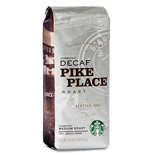 Starbucks - Whole Bean - DECAF Pike Place Roast (1lb) - Pantree