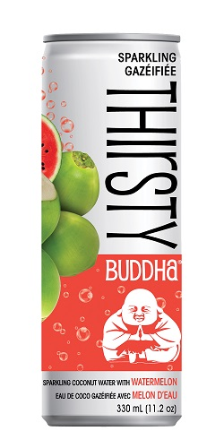 Thirsty Buddha - Sparkling Coconut Water with Watermelon (12x330ml) - Pantree