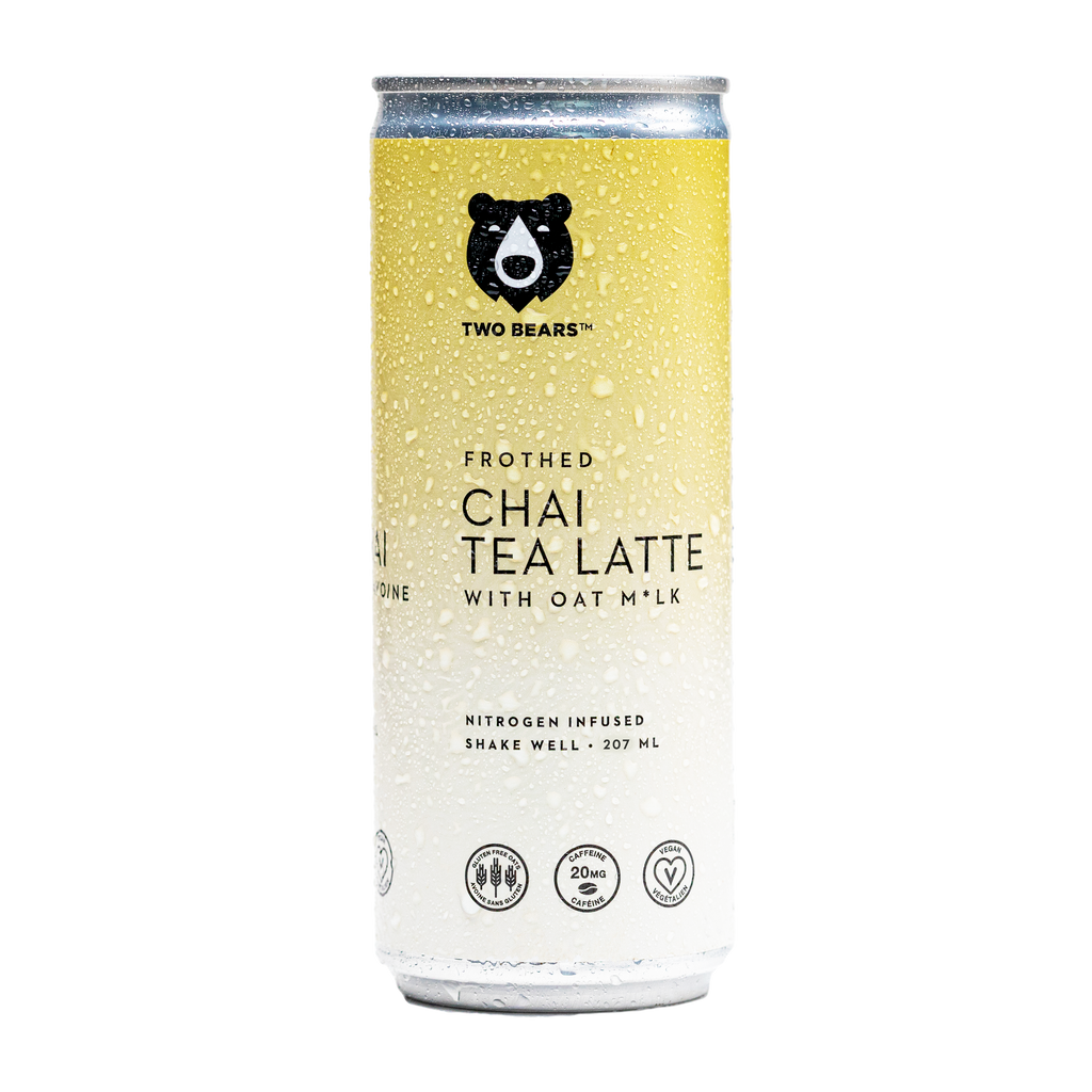 Two Bears - Frothed Chai Tea Oat Milk Latte (6x207ml) - Pantree