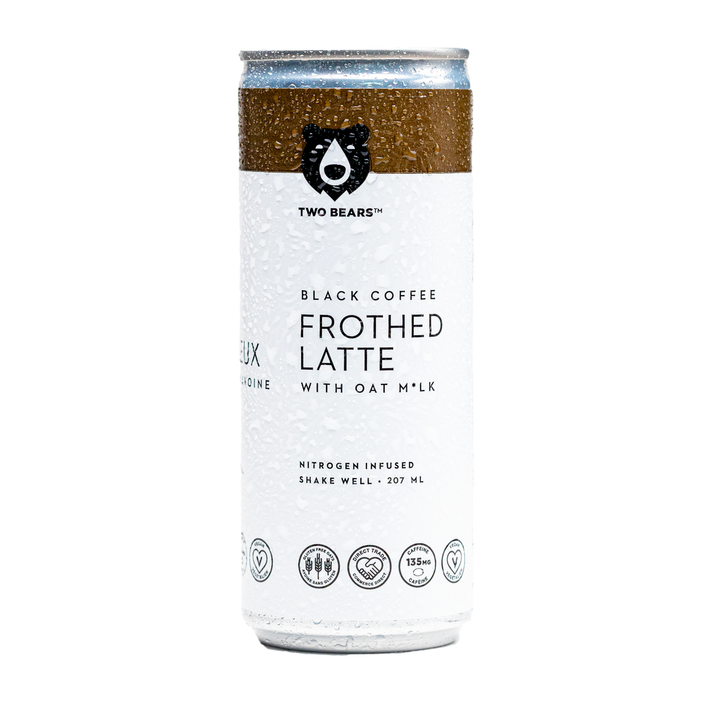 Two Bears - Frothed Black Oat Milk Latte - (6x207ml) - Pantree