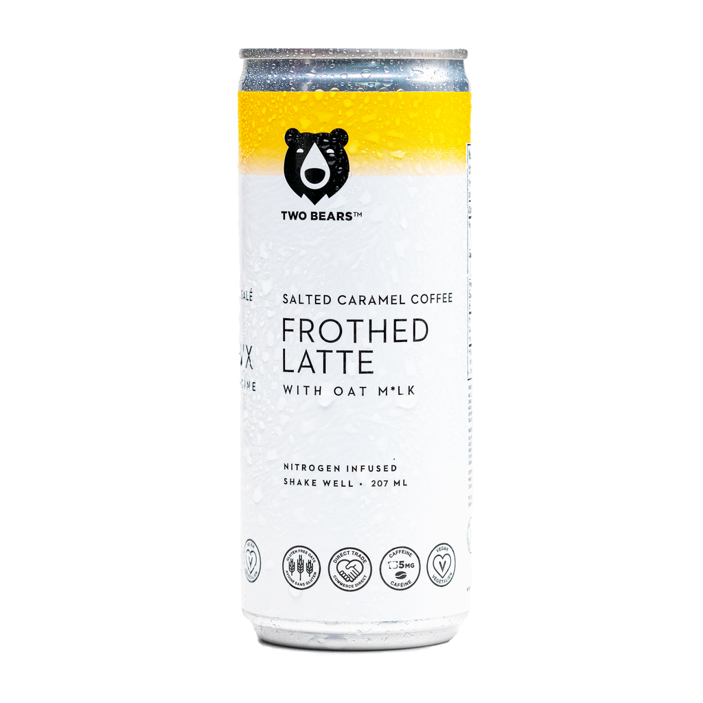 Two Bears - Frothed Salted Caramel Oat Milk Latte (6x207ml) - Pantree