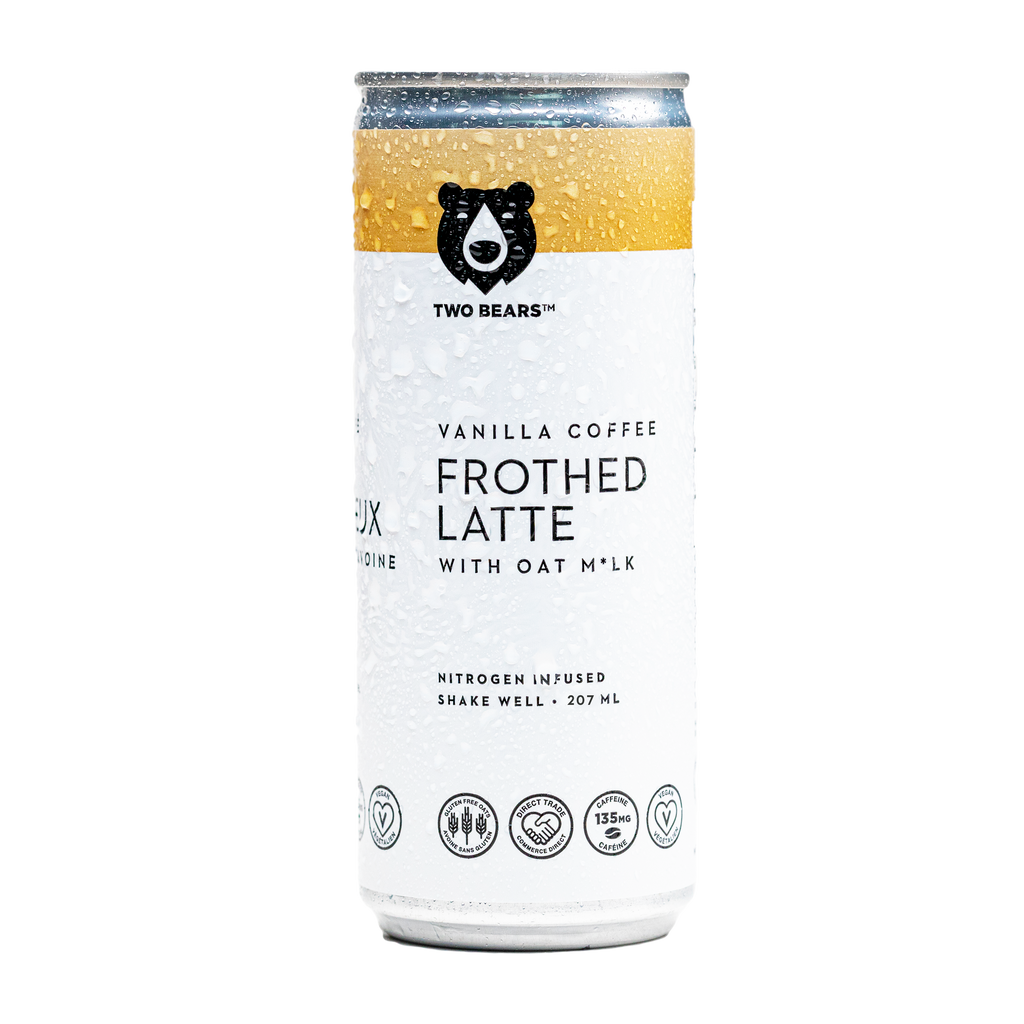 Two Bears - Frothed Vanilla Oat Milk Latte (6x207ml) - Pantree