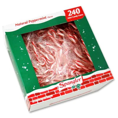 Spangler - Peppermint Mini Candy Canes 240 Count - Pantree
