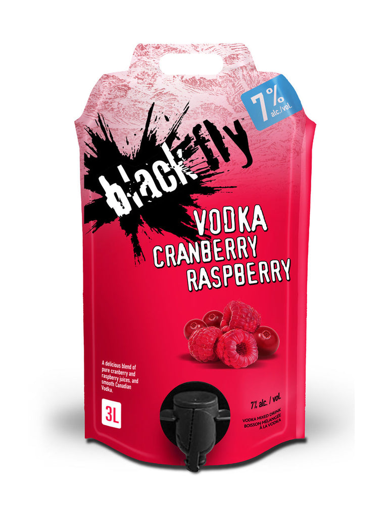 Black Fly Vodka Cranberry Raspberry Pouch (1 pouch) (jit) - Pantree