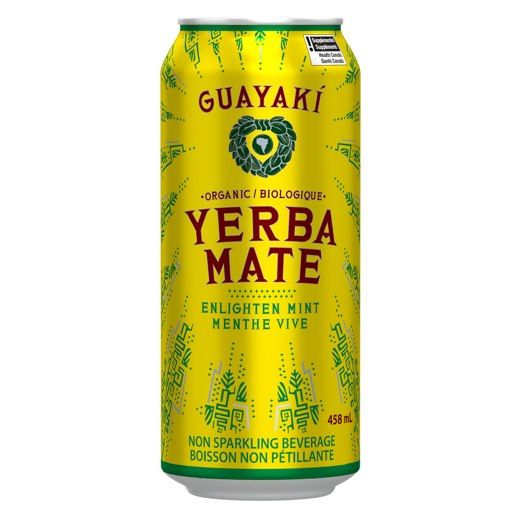 Guayaki Yerba Mate Enlighten Mint (12x458ml) - Pantree