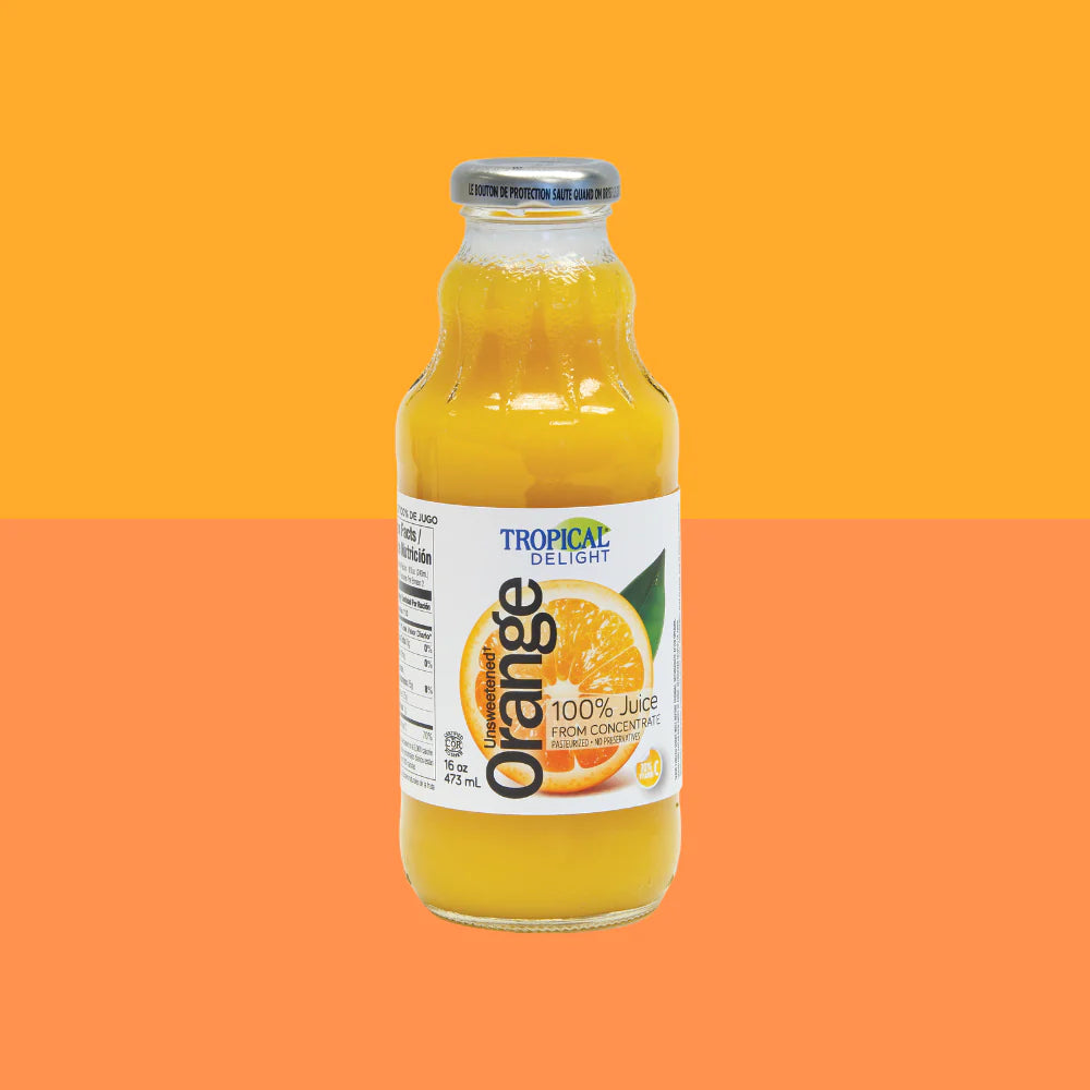Tropical Delight - Orange Juice (Glass Bottle) (12x473ml) - Pantree