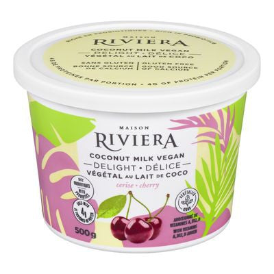 Riviera Vegan Cherry Delight Yogurt (6x500g) (jit) - Pantree