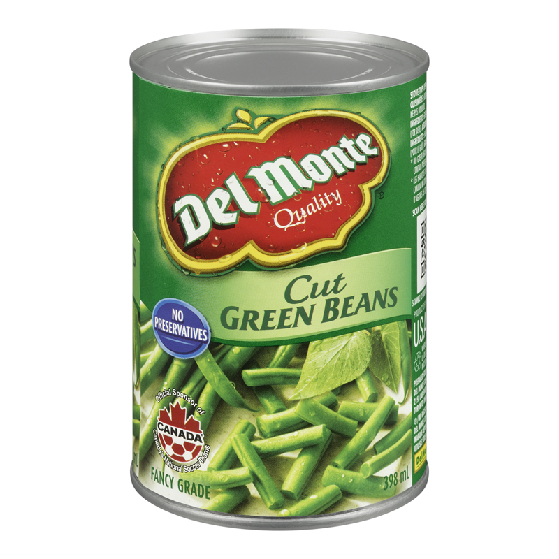 Del Monte Cut Green Beans (24-398 mL) (jit) - Pantree