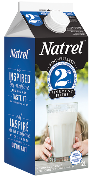 Natrel - 2 LITRE - Milk (2%)- LARGE - Pantree