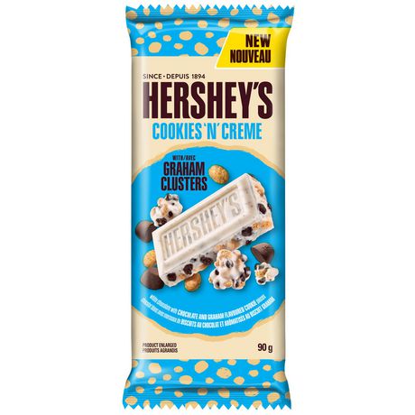 Hershey's Cookies 'n' Creme Graham Cluster Chocolate Bar (14x90g) (jit) - Pantree