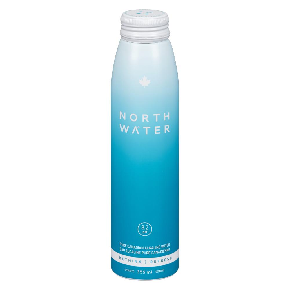 North Water Canadian Alkaline Spring Water in 100% Aluminum Bottle (24 ...