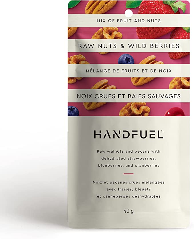 HandFuel - BULK Raw Nuts & Wild Berries (Strawberries, Blueberries, Cranberries) (200x40g) - Pantree