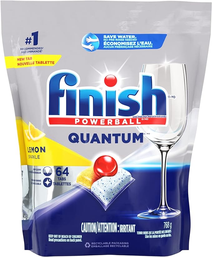 Finish Quantum Lemon Dish Detergent (6x64 ea) (jit) - Pantree