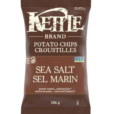 Kettle Foods Sea Salt Kettle Chips (12x198g) (jit) - Pantree