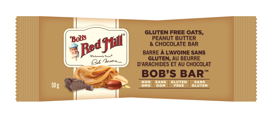 Bob's Red Mill - GF Peanut Butter & Chocolate Bar (12x50g) (jit) - Pantree