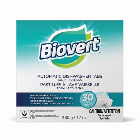Biovert All-in-1 Dishwasher Tabs (6-30 ea) (jit) - Pantree