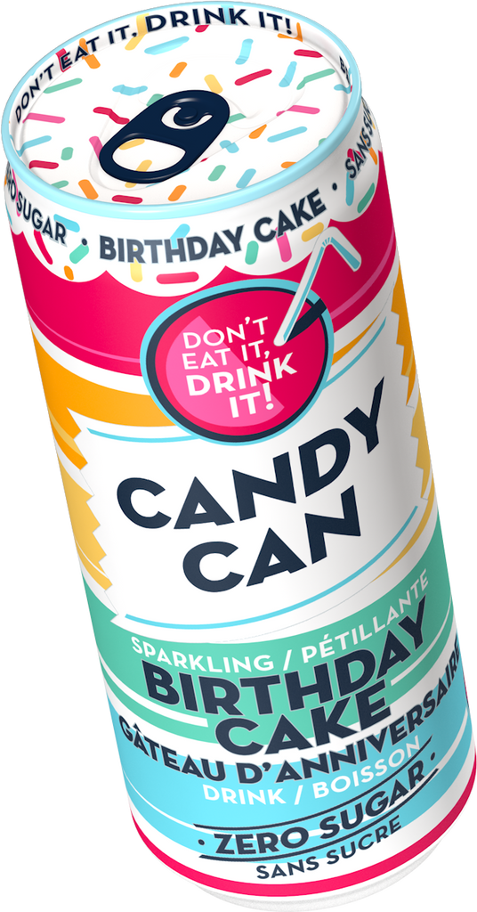 Candy Can - Birthday Cake (12x330ml) - Pantree