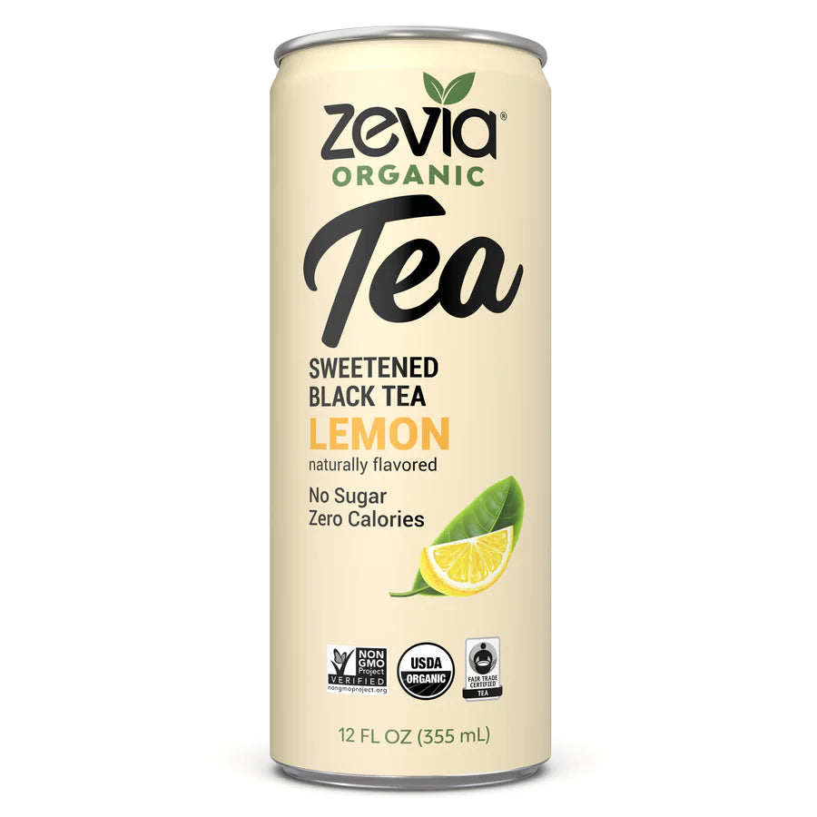 Zevia Lemon Organic Black Tea (12x355ml) (jit) - Pantree