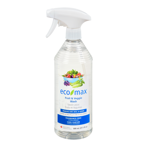 Eco-Max Fruit & Veggie Wash - Fragrance Free (4x800ml) (jit) - Pantree