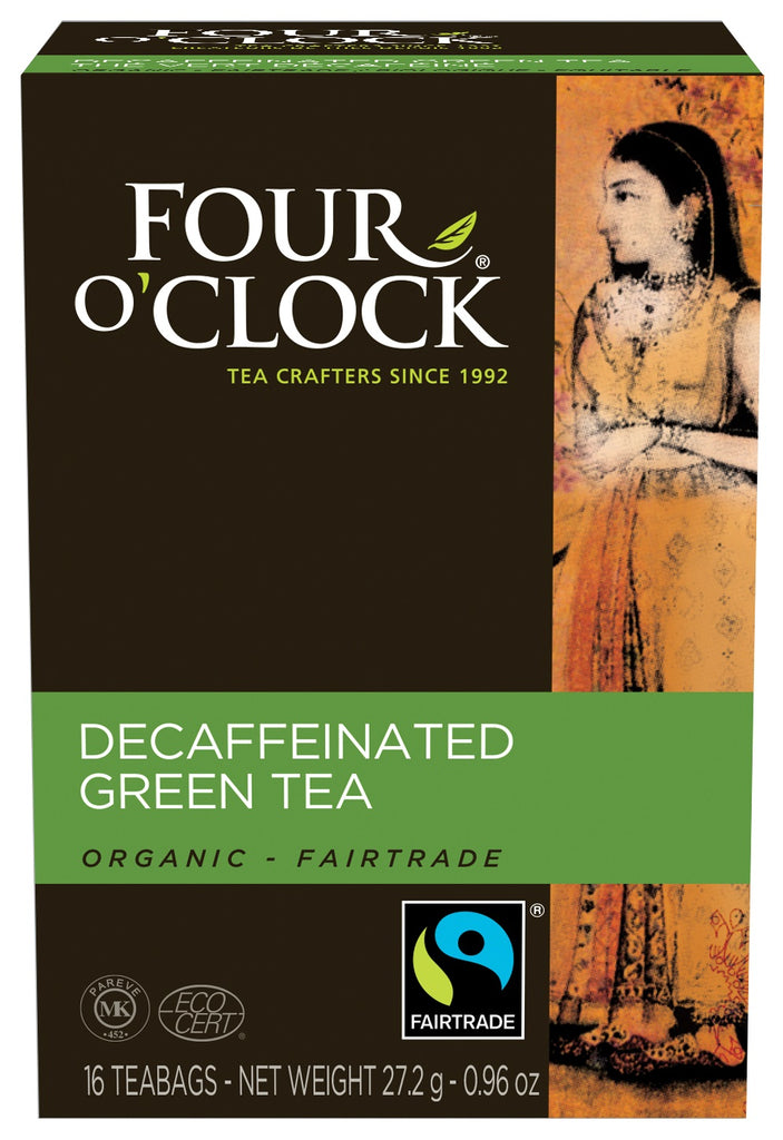 Four O'Clock Tea Decaf Green Tea Org (6-16ct) (jit) - Pantree