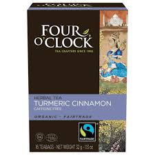 Four O'Clock Tea Tumeric Cinnamon Herbal Tea (6-16ct) (jit) - Pantree