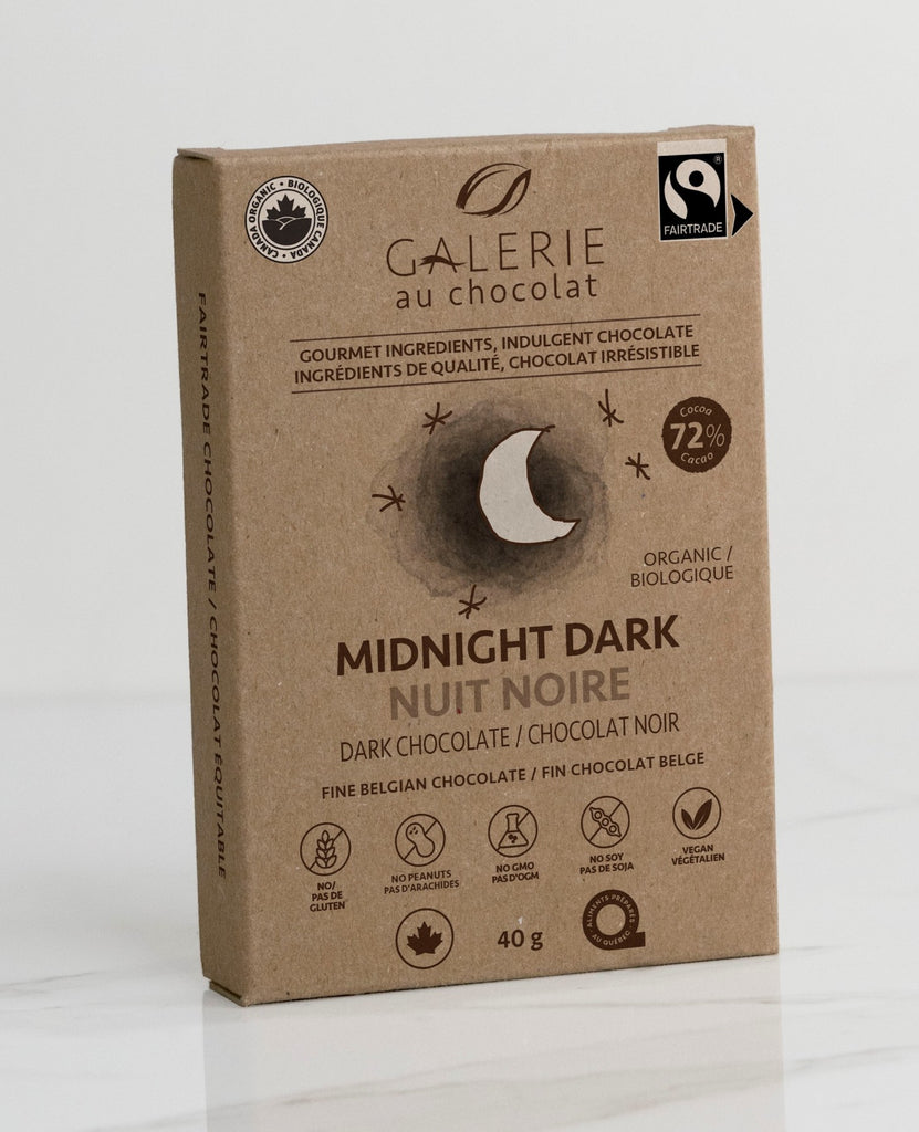 Galerie au Chocolat Snack'n'Go Midnight Dark Chocolate Bar (12-40 g) (jit) - Pantree