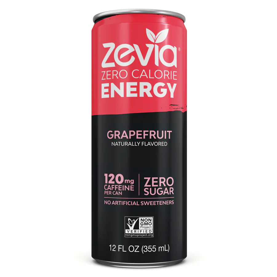 Zevia Energy Drink - Grapefruit (12x355ml) (jit) - Pantree